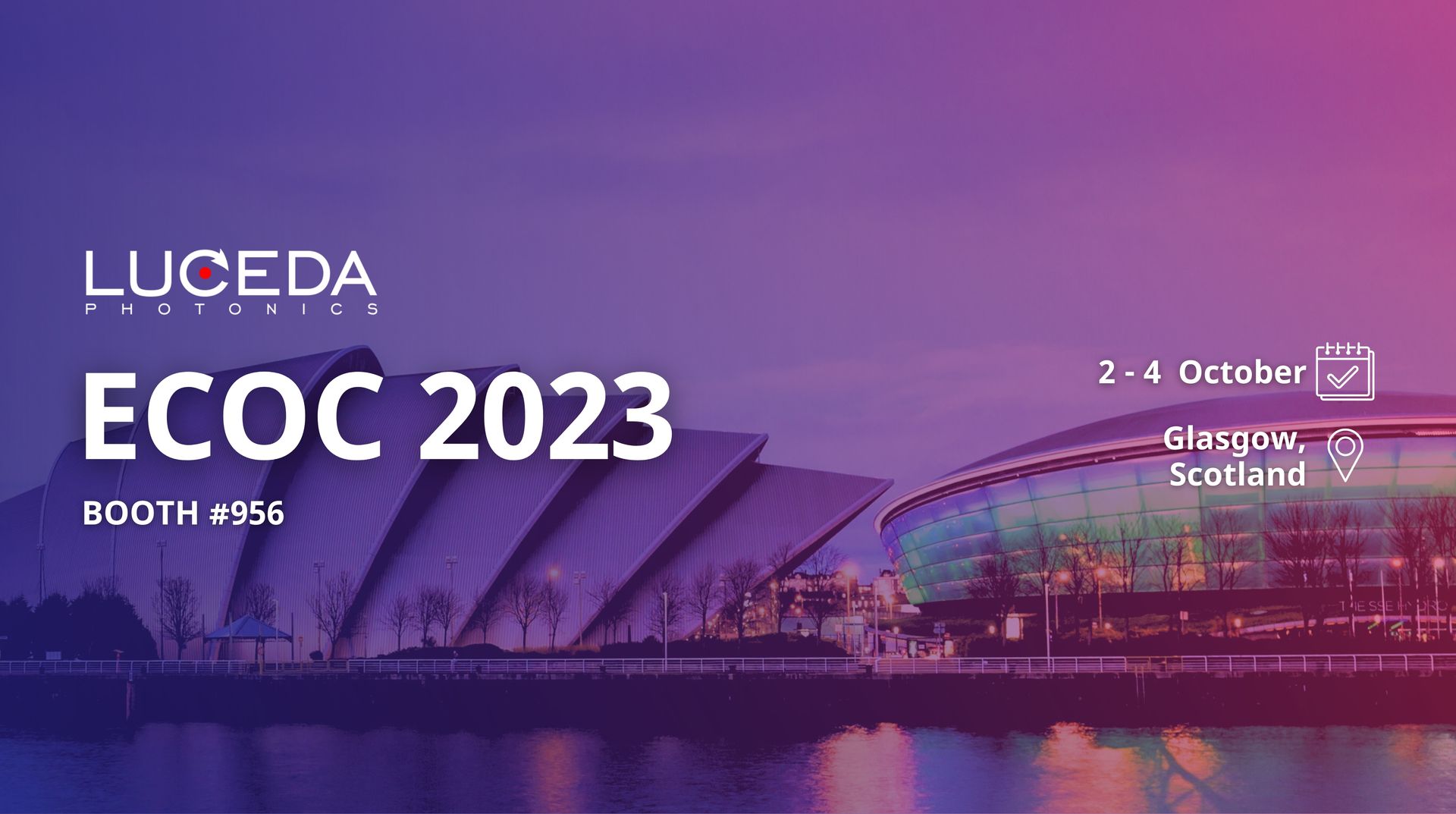 Meet Luceda at ECOC 2023 in Glasgow! Luceda Photonics